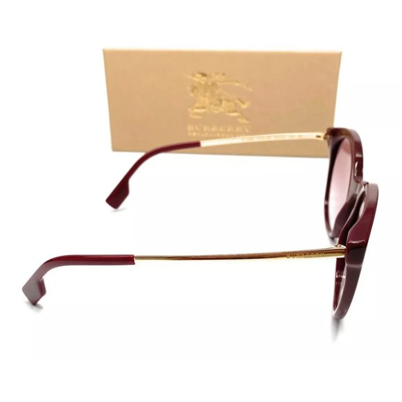 Burberry Women\'s Bordeaux Round Sunglasses! main image 4